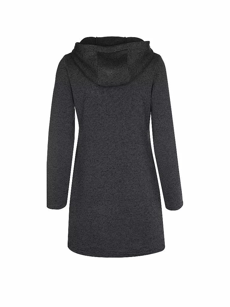 MERU | Chaqueta polar larga Bergen para mujer | Negro