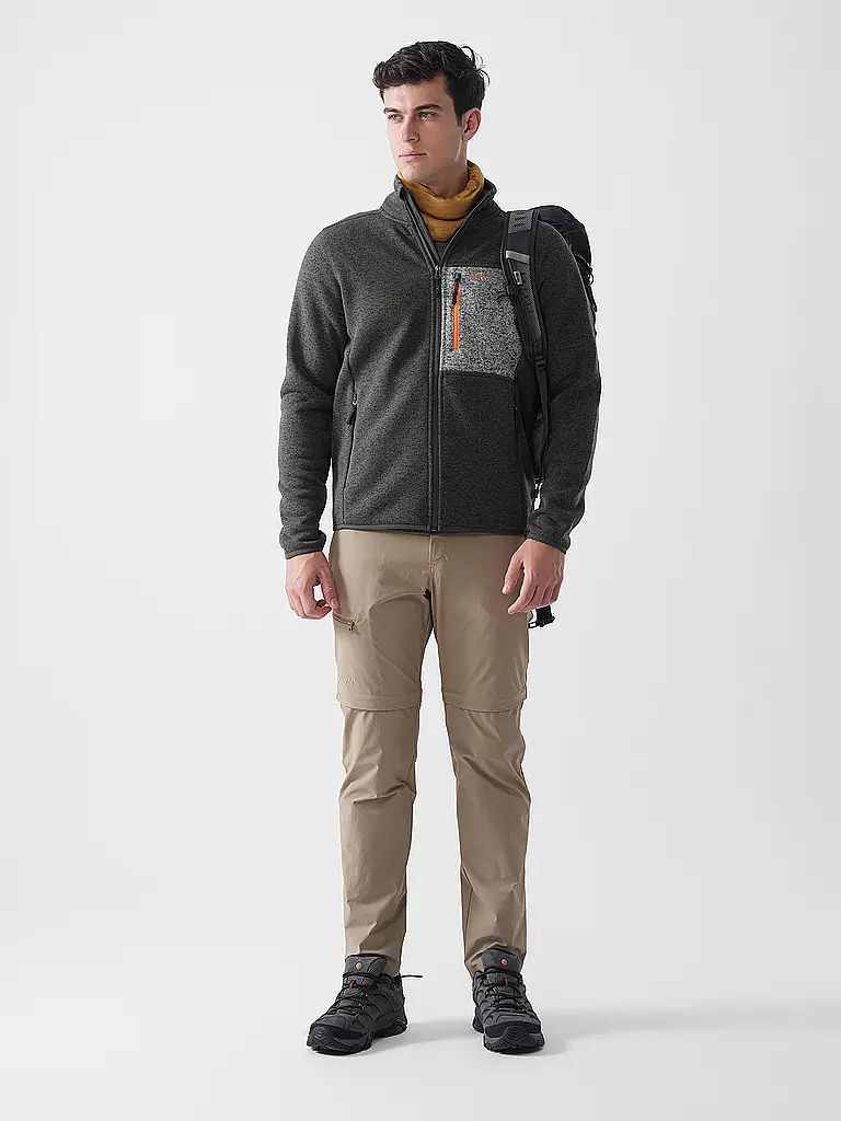 MERU | Chaqueta polar para hombre Askersund | Oliva