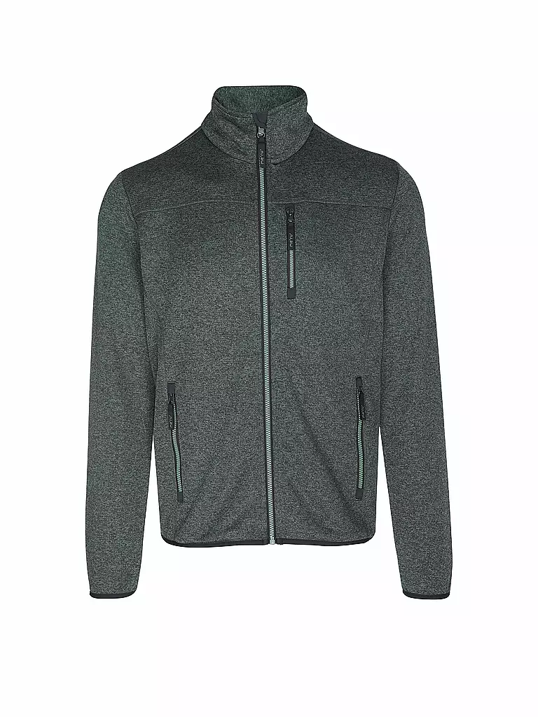 MERU | Chaqueta polar para hombre Cusco | Verde oscuro