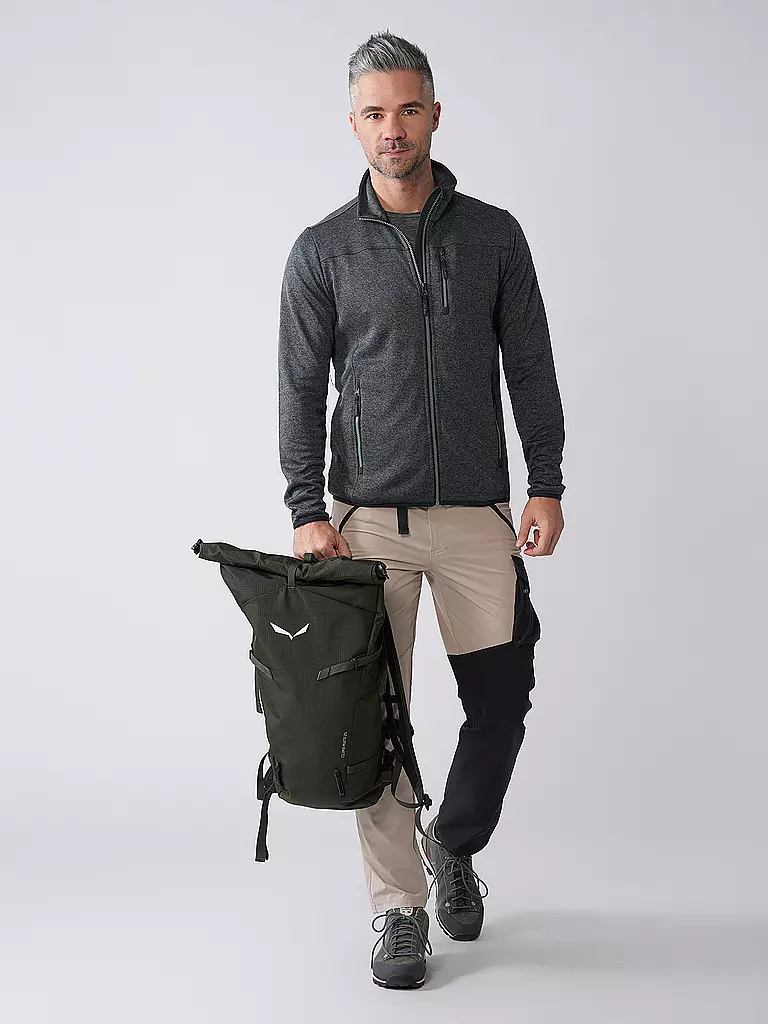 MERU | Chaqueta polar para hombre Cusco | Verde oscuro