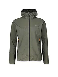 MERU | Chaqueta polar para hombre Faxe Powerstretch con capucha | Verde oscuro