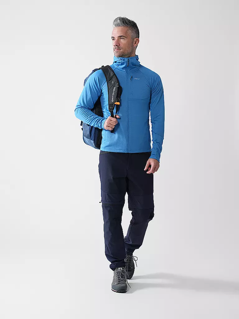 MERU | Chaqueta polar para hombre Highfields con capucha | Azul