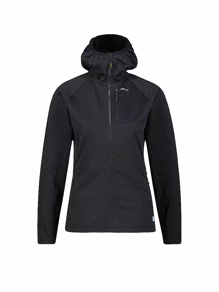 MERU | Chaqueta polar para mujer Highfields con capucha | Negro