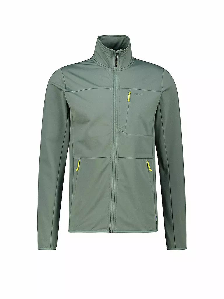 MERU | Chaqueta polar Rebordosa para hombre | Verde oscuro