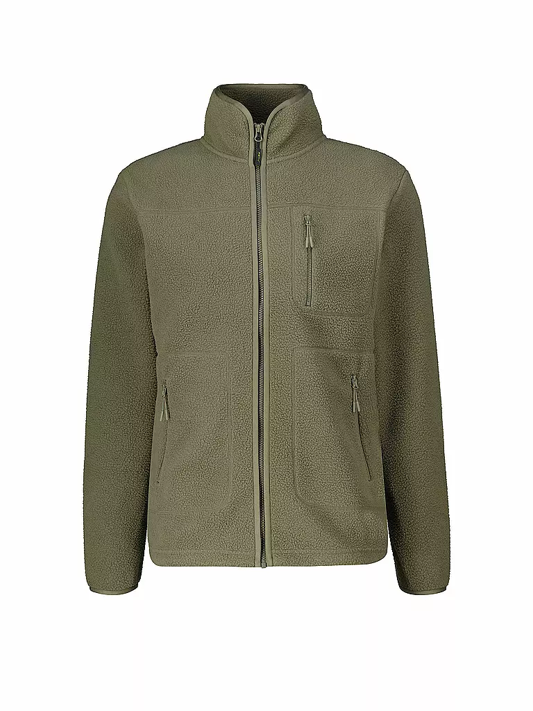 MERU | Chaqueta polar Sherpafleece Boigny para hombre | Verde oscuro