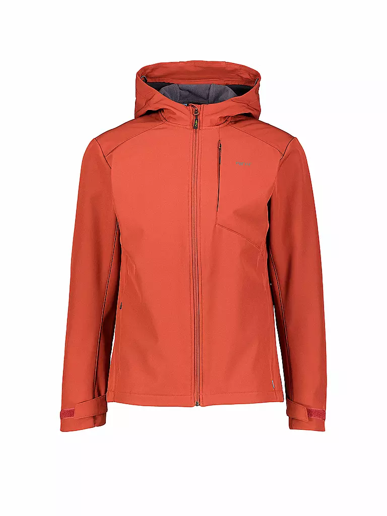 MERU | Chaqueta Softshell con capucha Toulouse para hombre | Marrón