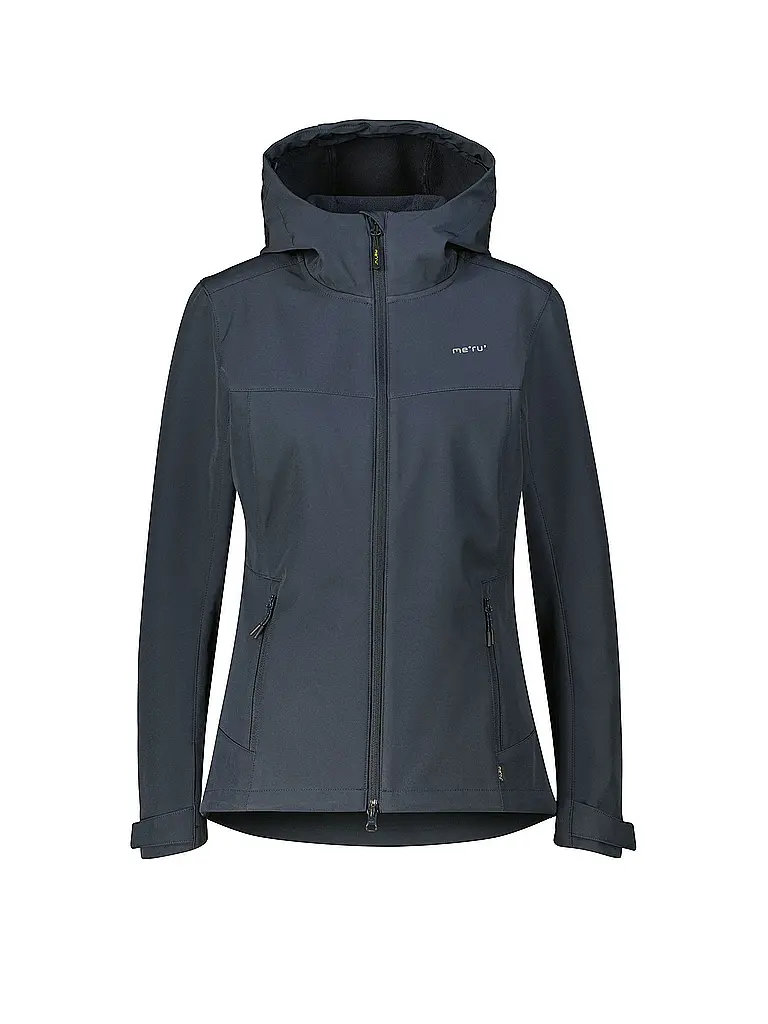 MERU | Chaqueta softshell con capucha Toulouse para mujer | Azul oscuro