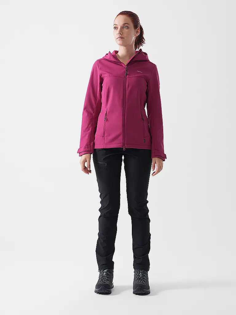 MERU | Chaqueta softshell con capucha Toulouse para mujer | Baya