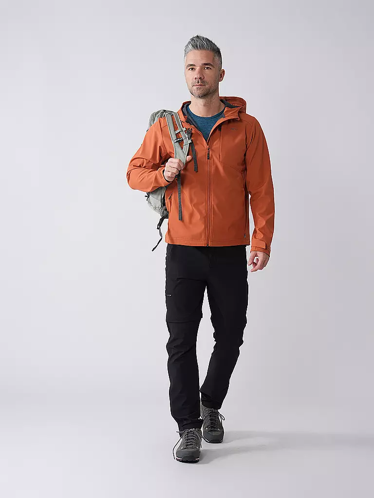 MERU | Chaqueta softshell Nancy para hombre | Cobre