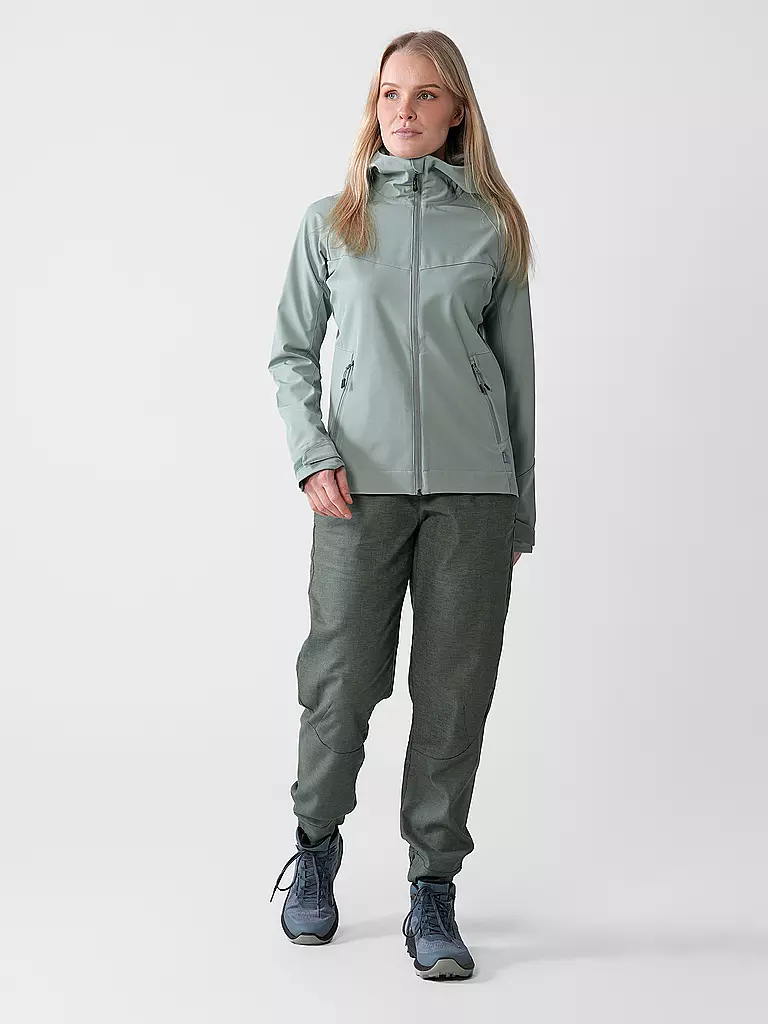 MERU | Chaqueta softshell Nancy para mujer | Verde claro