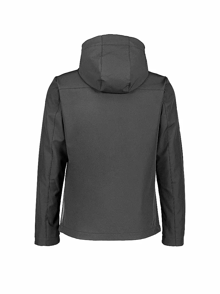 MERU | Chaqueta Softshell para hombre Toulouse con capucha | Negro
