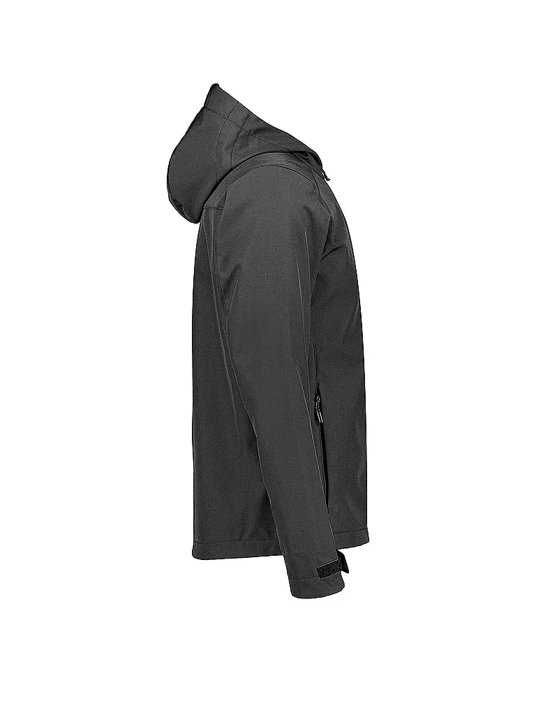 MERU | Chaqueta Softshell para hombre Toulouse con capucha | Negro