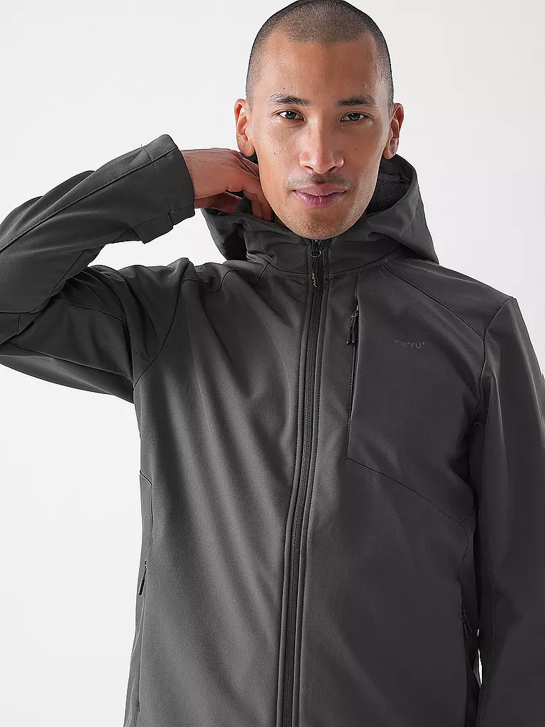 MERU | Chaqueta softshell para hombre Toulouse con capucha | 