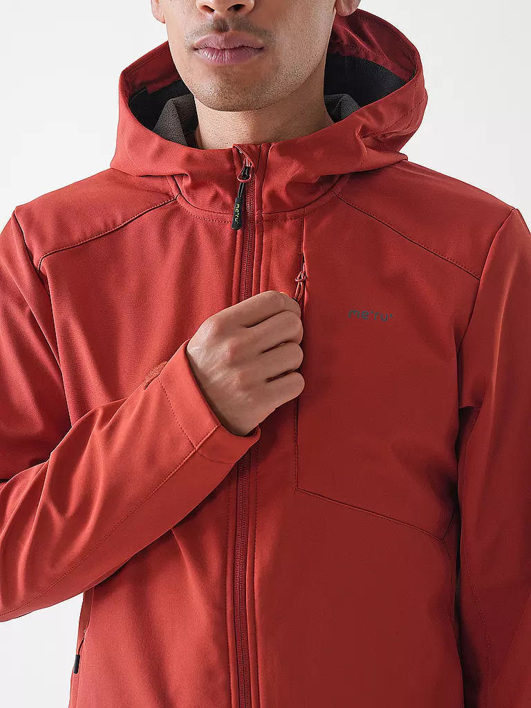 MERU | Chaqueta softshell para hombre Toulouse con capucha | 