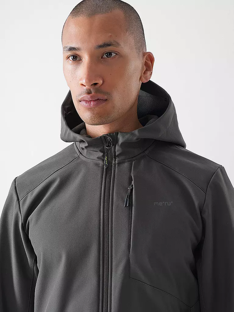 MERU | Chaqueta softshell para hombre Toulouse con capucha | 