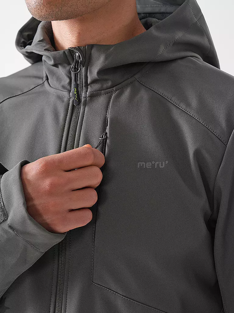 MERU | Chaqueta softshell para hombre Toulouse con capucha | 