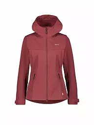 MERU | Chaqueta softshell para mujer Toulouse con capucha | Rojo oscuro