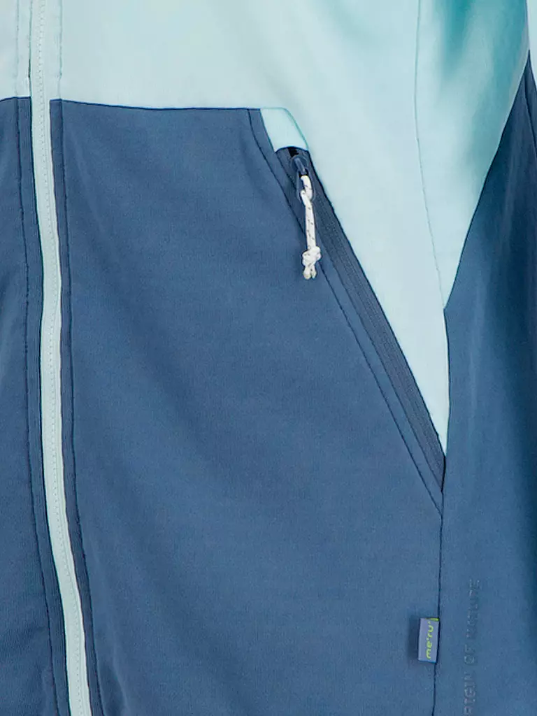 MERU | Damen Fleecejacke Paita | Azul claro