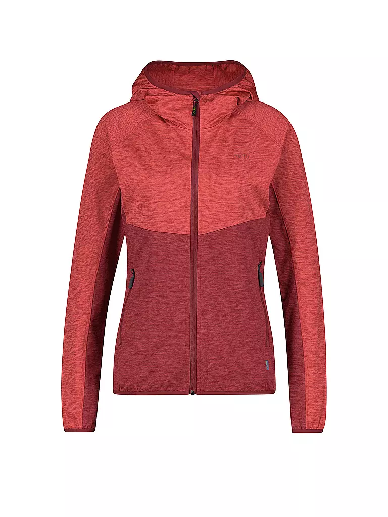 MERU | Damen Fleecejacke Tacna | Rojo oscuro