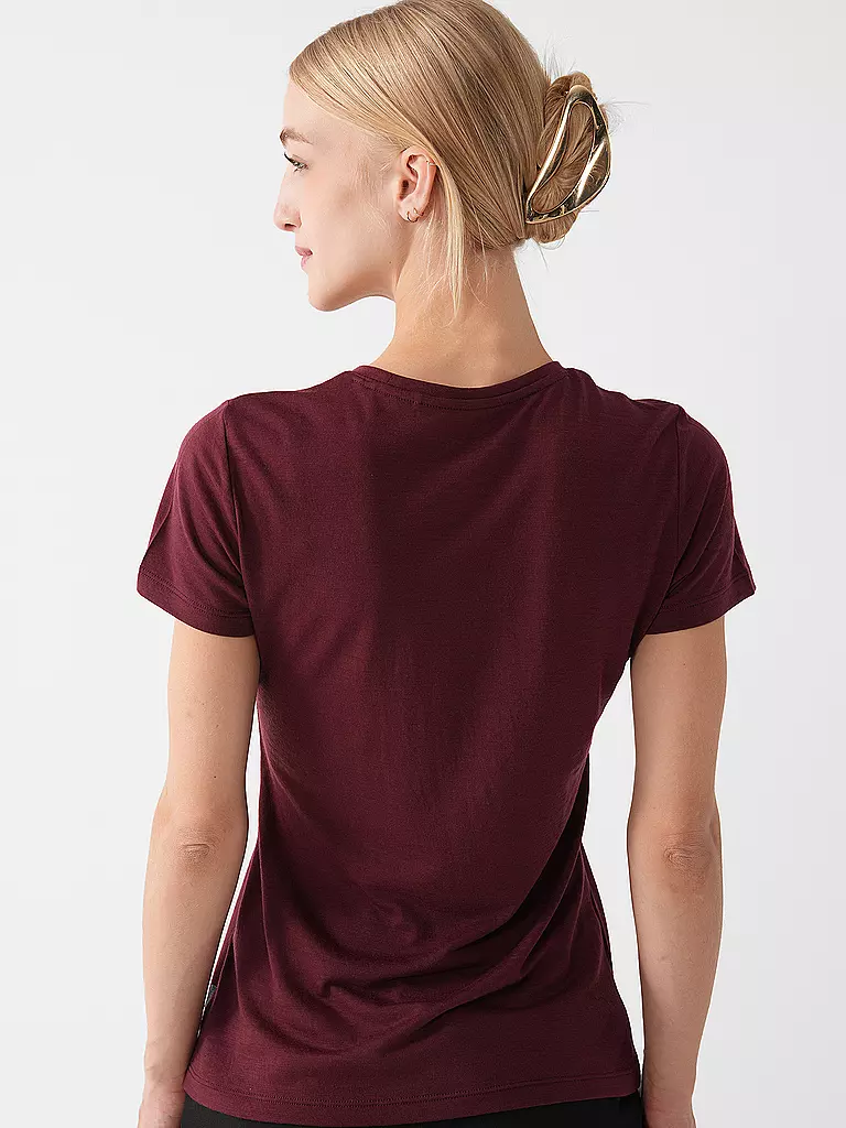 MERU | Damen Funktionsshirt Trelleborg | Rojo oscuro