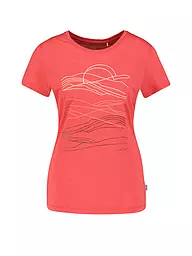 MERU | Camiseta funcional de mujer Trofa Wool-Mix | Coral