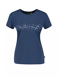 MERU | Camiseta funcional de mujer Trofa Wool-Mix | Azul oscuro