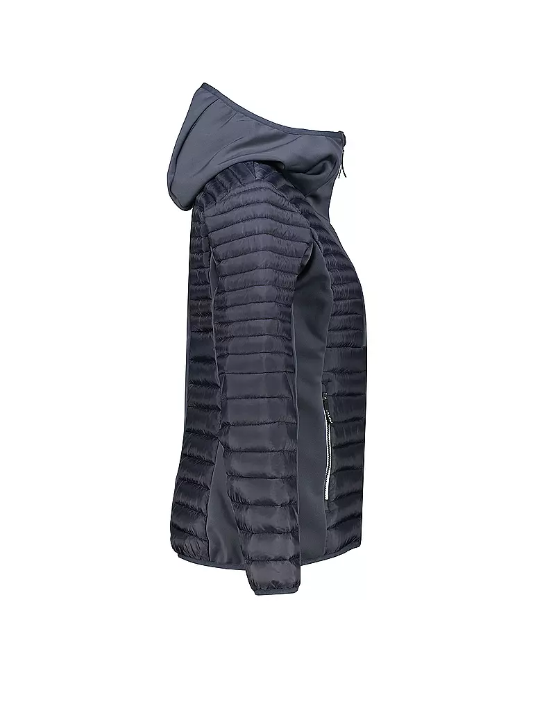 MERU | Damen Hybridjacke Aberdeen Hoodie | Gris