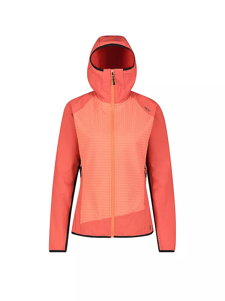 MERU | Damen Softshelljacke Geelong Hoodie | Coral