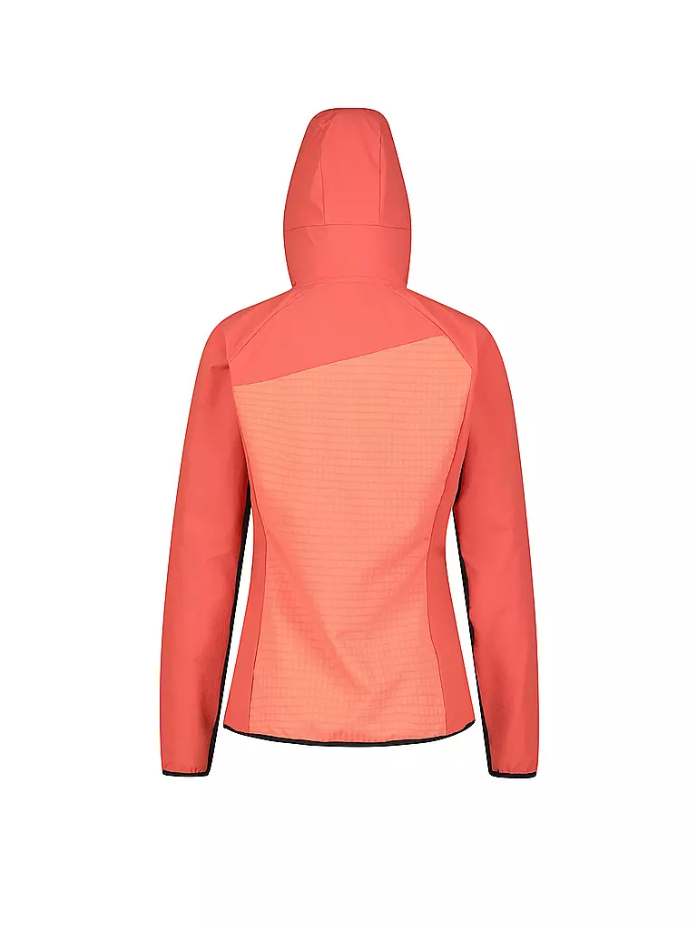 MERU | Damen Softshelljacke Geelong Hoodie | Coral