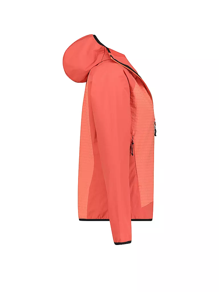 MERU | Damen Softshelljacke Geelong Hoodie | Coral