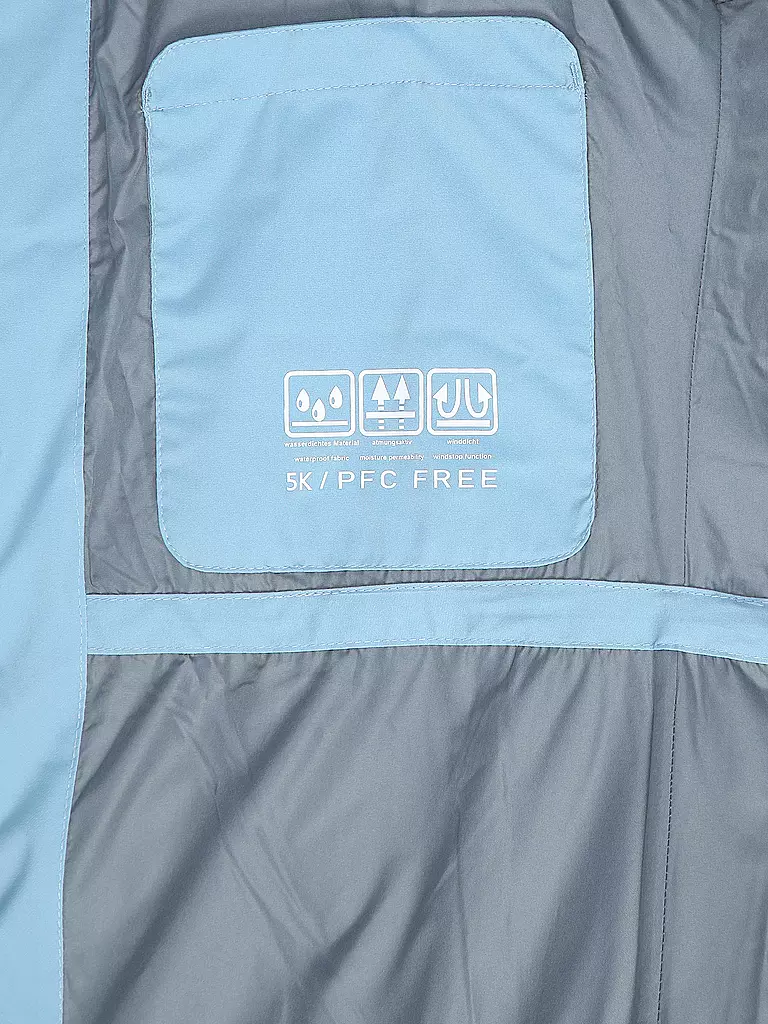 MERU | Damen Wanderjacke Gränna Hoodie | Azul claro