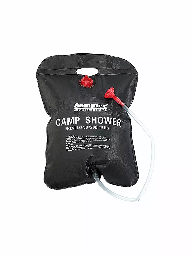MERU | Ducha solar para camping | Negro