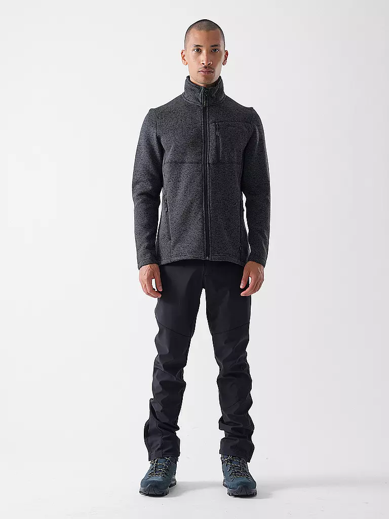 MERU | Forro polar Bergen para hombre | Negro
