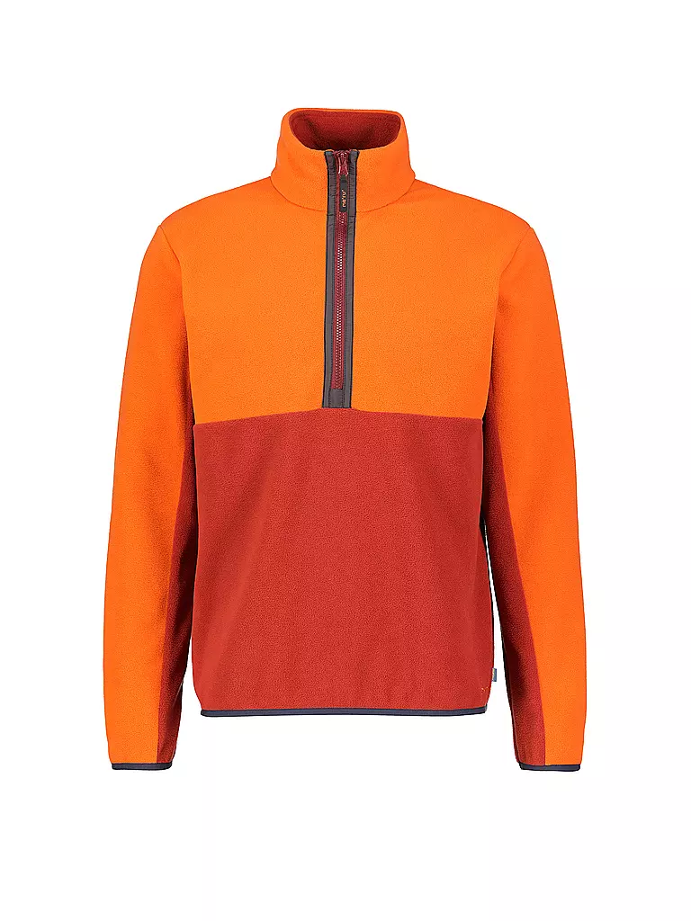 MERU | Forro polar con cremallera para hombre | Marrón claro