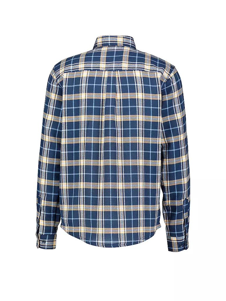 MERU | Herren Flanellhemd Lund | Azul oscuro