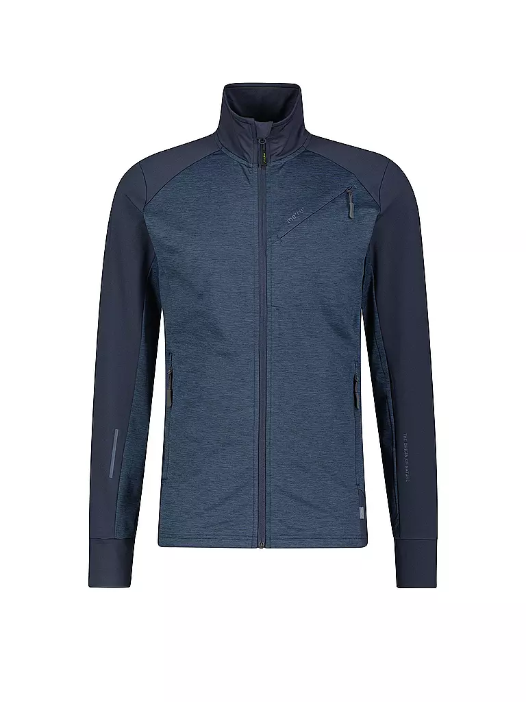 MERU | Herren Fleecejacke Borba Powerstretch | Azul oscuro