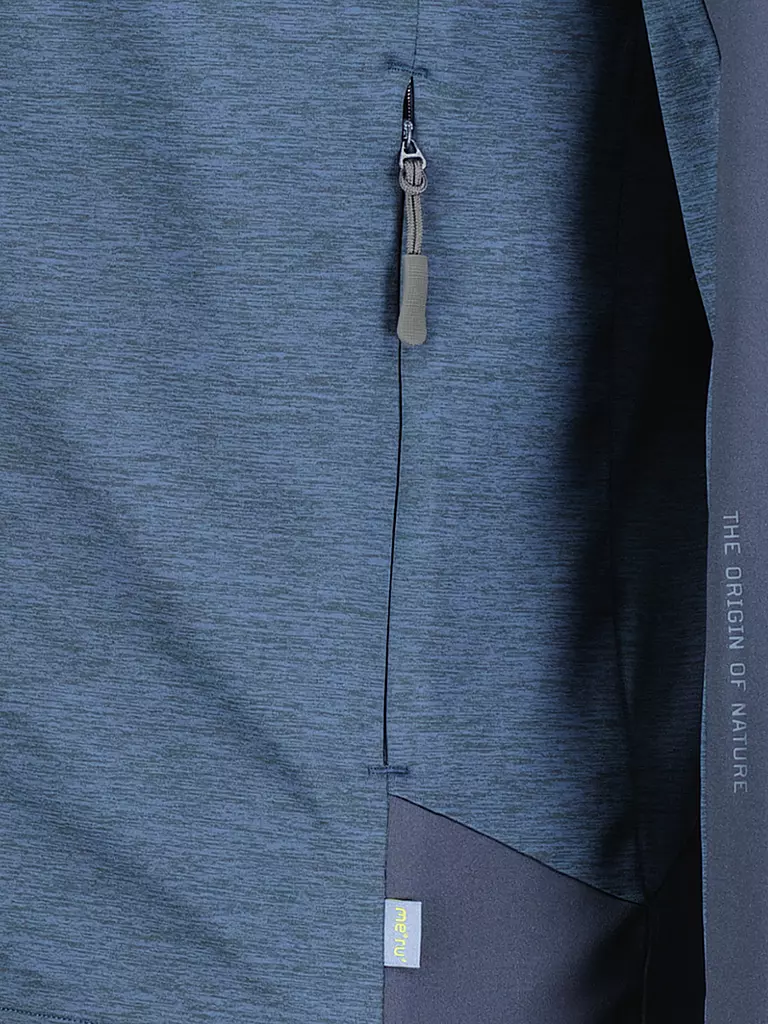 MERU | Herren Fleecejacke Borba Powerstretch | Azul oscuro