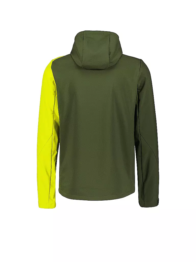 MERU | Herren Softshelljacke Talcahuano Hoodie | Verde oscuro