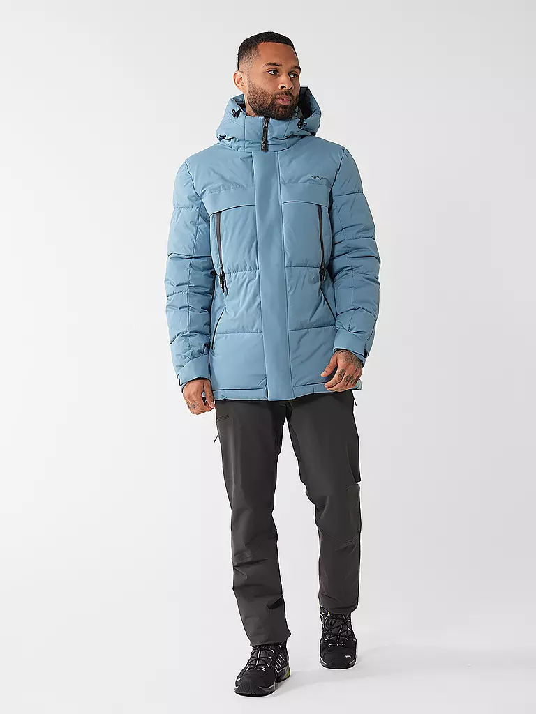 MERU | Herren Wanderjacke Varberg Hoodie | Azul claro