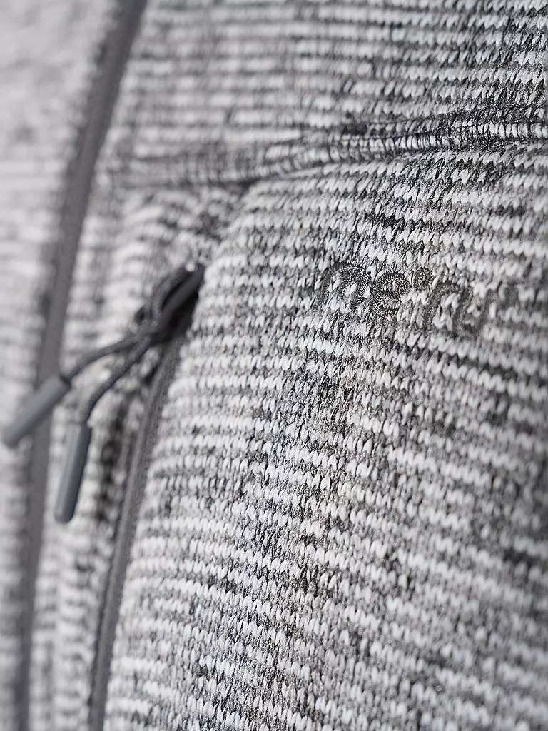 MERU | Herren Weste Bergen Strickfleece | Gris claro