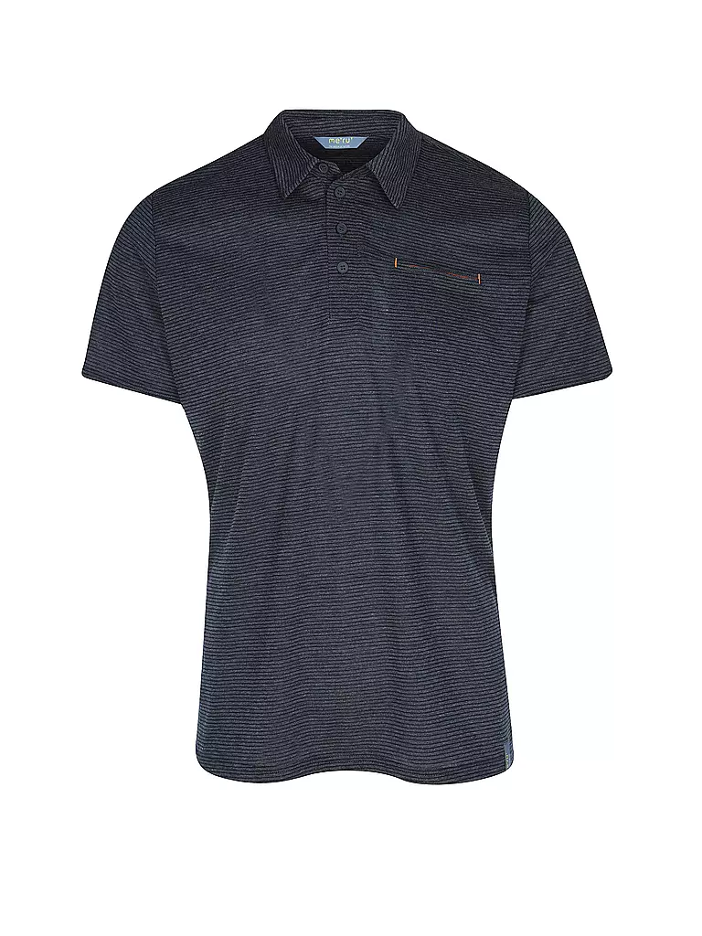 MERU | Polo funcional Rundu para hombre | Azul oscuro