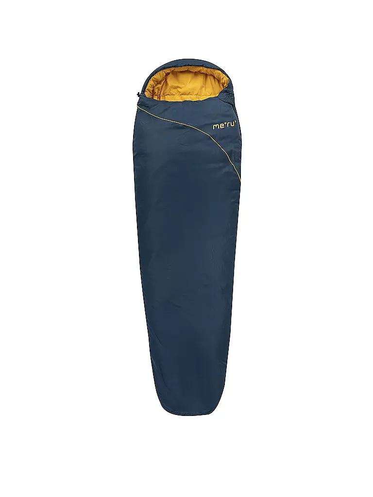 MERU | Saco de dormir de fibra sintética Isar 0 L 46x25cm 1750g | Azul oscuro