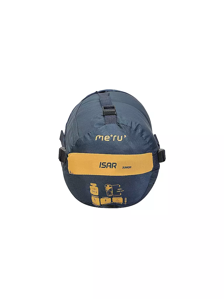 MERU | Saco de dormir infantil Rio 26x15cm 600g | Azul oscuro