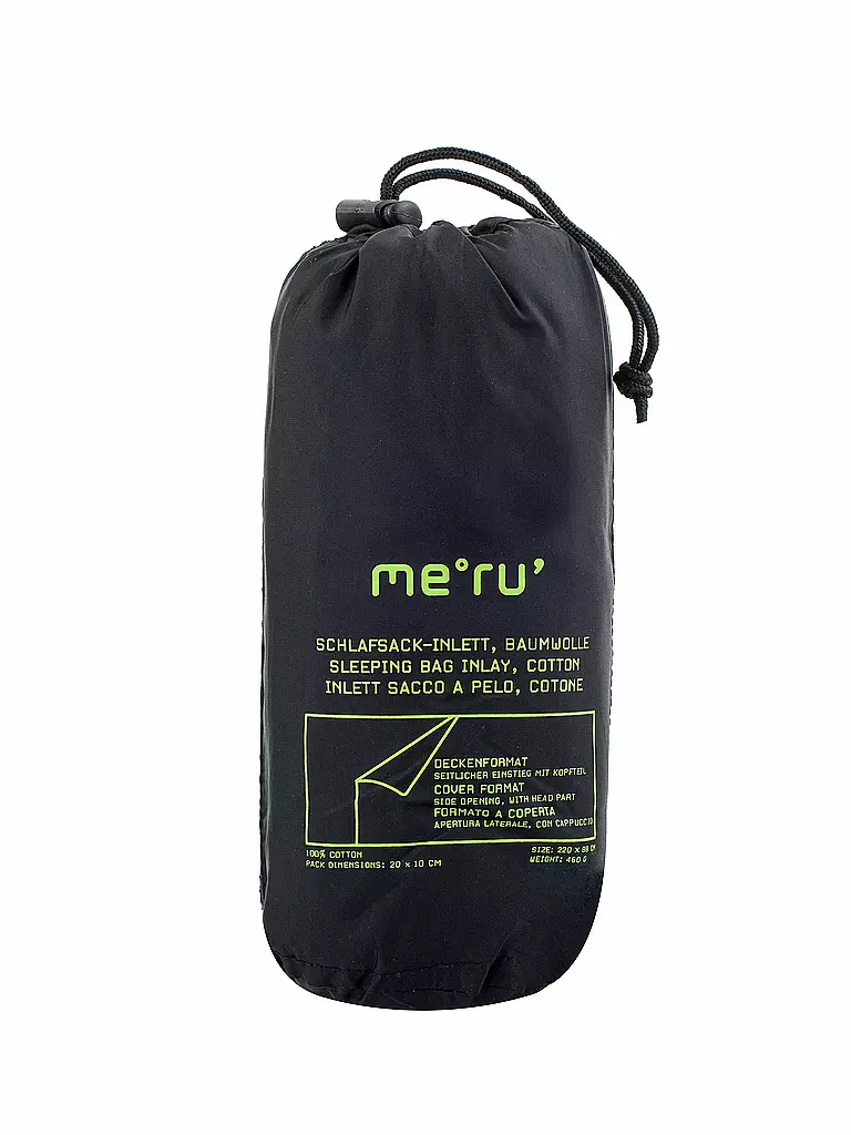 MERU | Saco de dormir para refugio 19x9cm 450g | Blanco
