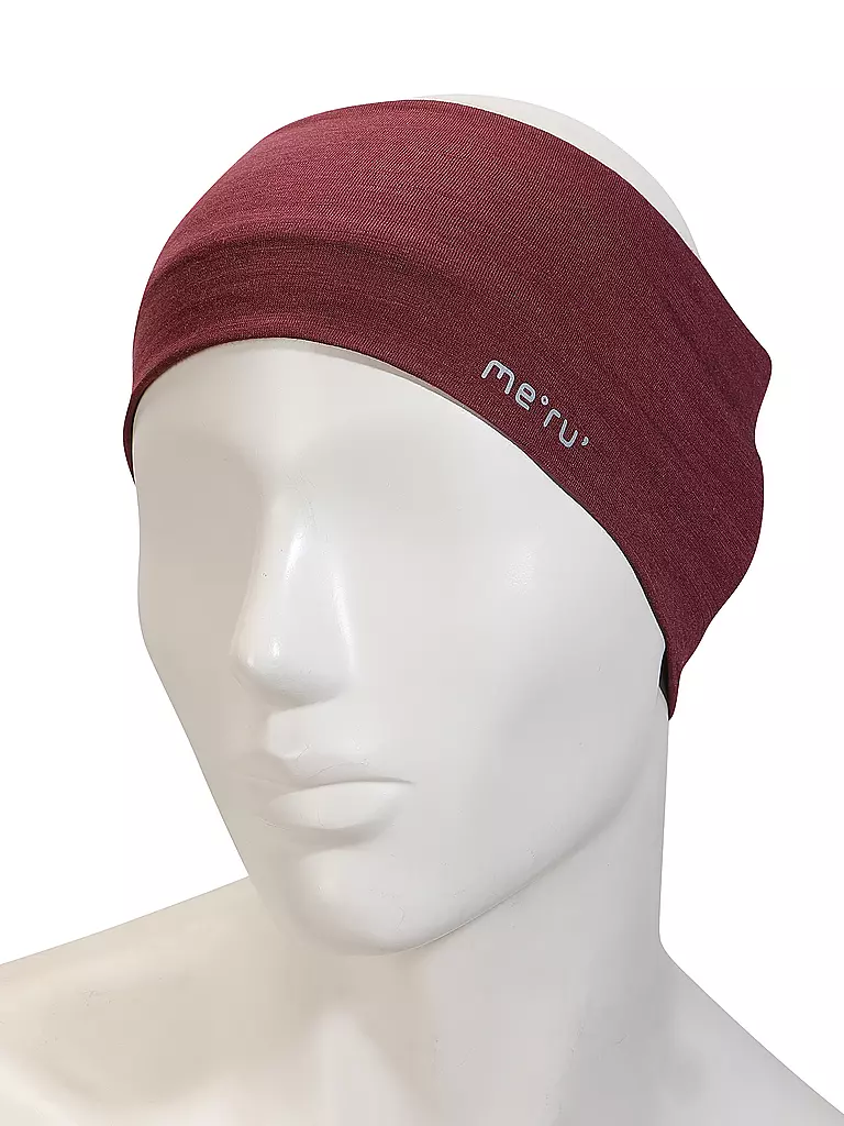 MERU | Stirnband Ringsted Wool | Rojo oscuro