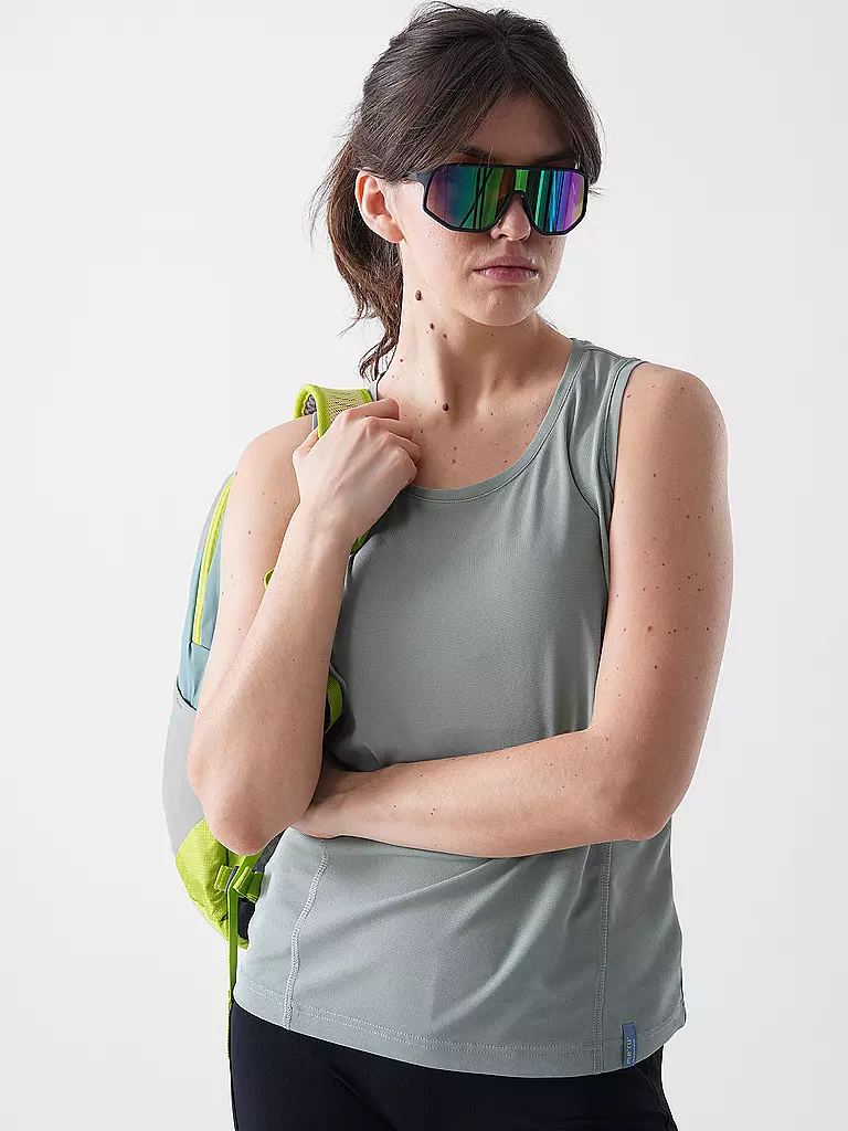 MERU | Top funcional Bristol para mujer | Verde oscuro