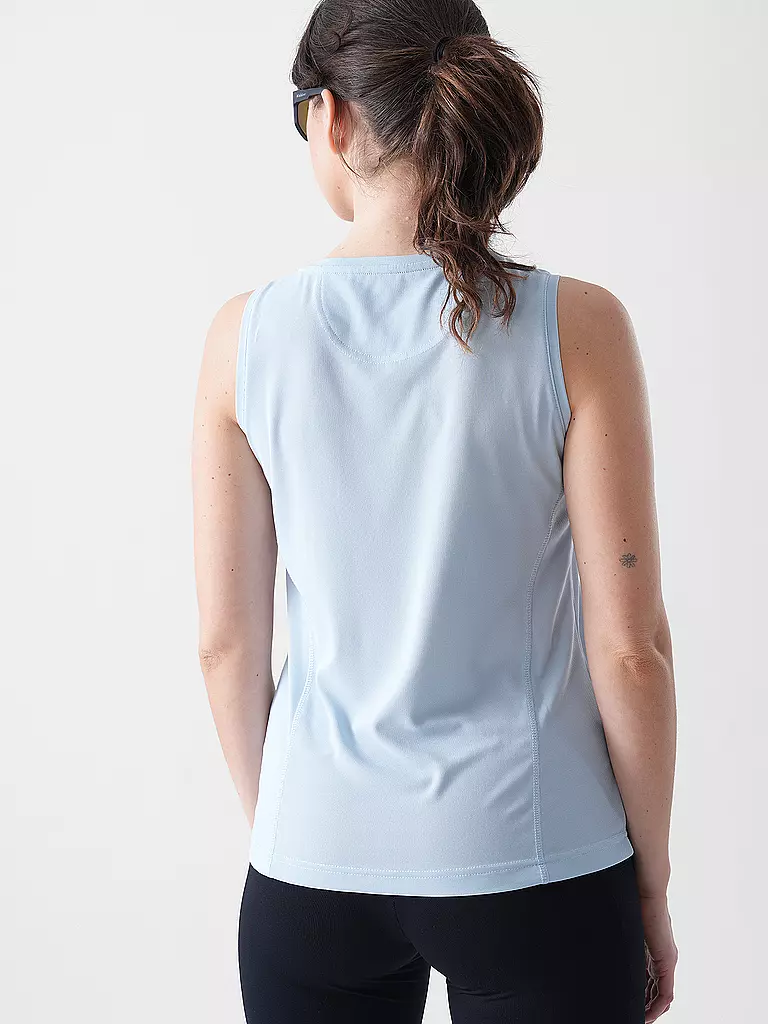 MERU | Top funcional Bristol para mujer | Azul claro