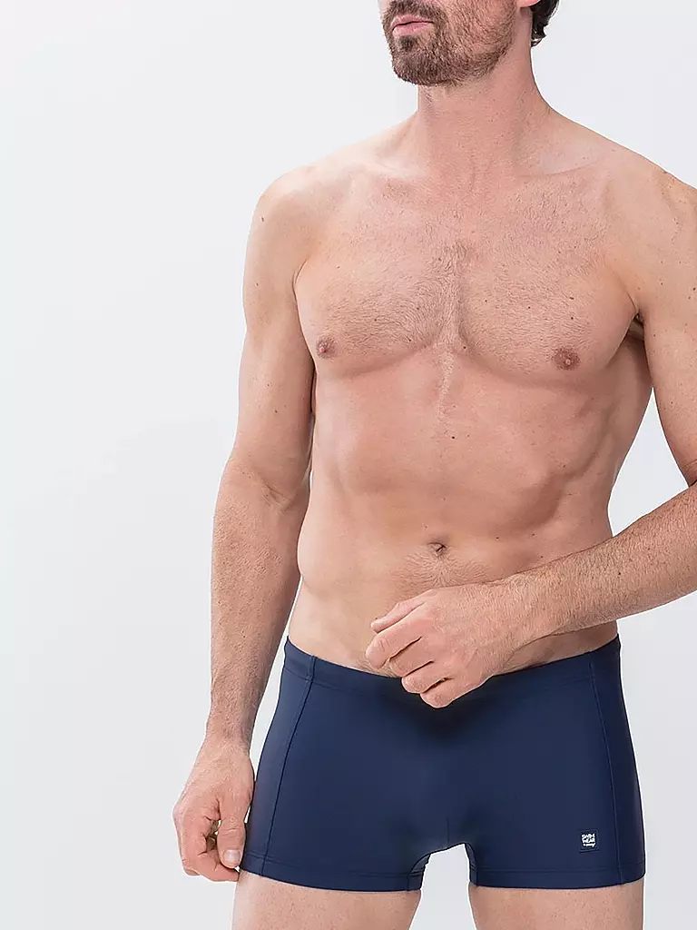 MEY | Bañador tipo bóxer para hombre | Azul oscuro