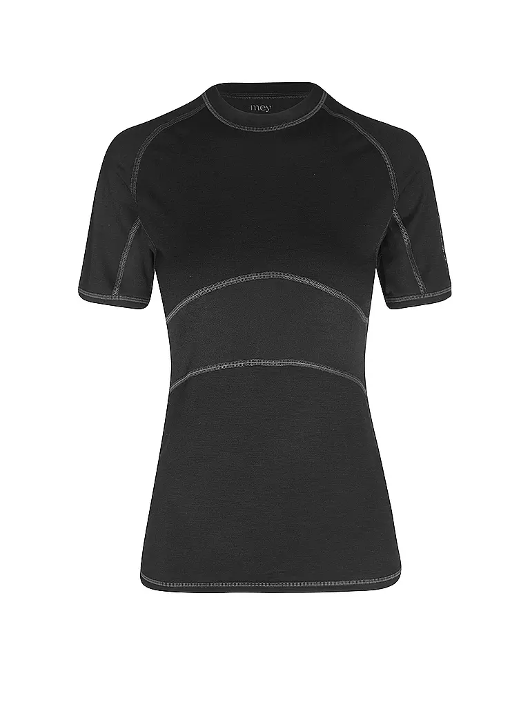 MEY | Damen Unterzieh T-Shirt PRFRMNC+ | Negro