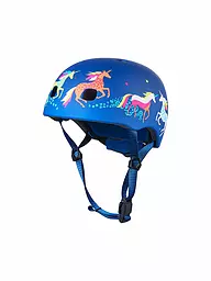 MICRO | Casco de patinete infantil Unicornio | Azul